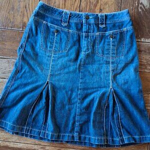 Bob Timberlake Blue Jean Denim Skirt